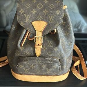 LV monogram small backpack